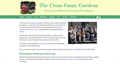 Desktop Screenshot of crossestategardens.org
